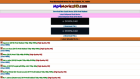 What Mp4moviezhd.com website looked like in 2019 (5 years ago)