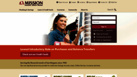 What Missionfed.com website looked like in 2019 (5 years ago)