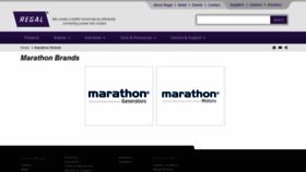 What Marathonelectric.com website looked like in 2019 (5 years ago)