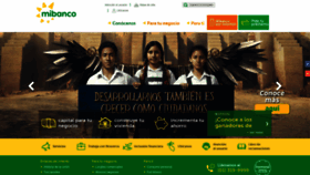 What Mibanco.com.pe website looked like in 2019 (5 years ago)