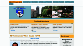What Mairie-val-de-meuse.fr website looked like in 2019 (5 years ago)