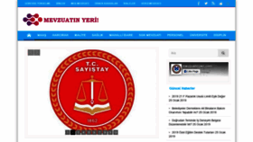 What Mevzuatinyeri.com website looked like in 2019 (5 years ago)