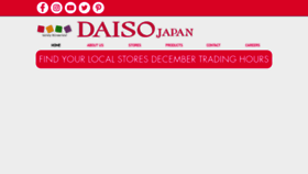 What Mydaiso.com.au website looked like in 2019 (5 years ago)