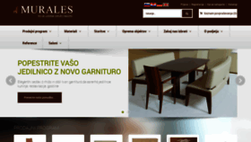 What Murales.si website looked like in 2019 (5 years ago)