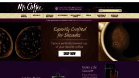 What Mrcoffee.com website looked like in 2019 (5 years ago)