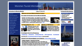 What Muenchen-touristeninformation.de website looked like in 2019 (5 years ago)