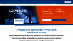 What Mailingwork.de website looked like in 2019 (5 years ago)