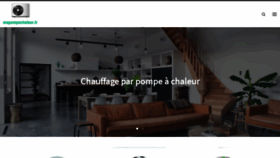 What Mapompechaleur.fr website looked like in 2019 (5 years ago)