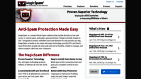 What Magicspam.com website looked like in 2019 (5 years ago)
