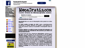 What Mecagratis.com website looked like in 2019 (5 years ago)