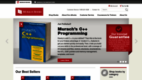 What Murach.com website looked like in 2019 (6 years ago)
