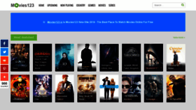 What Movies123.io website looked like in 2019 (5 years ago)