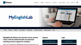 What Myenglishlab.com website looked like in 2019 (5 years ago)