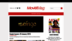 What Movemag.co.za website looked like in 2019 (5 years ago)