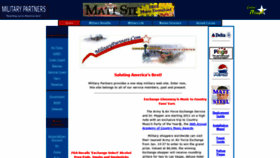What Militarypartners.com website looked like in 2019 (5 years ago)
