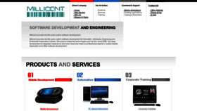 What Millicent.in website looked like in 2019 (5 years ago)