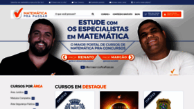 What Matematicaprapassar.com.br website looked like in 2019 (5 years ago)