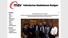 What Mav-dekanat-stuttgart.de website looked like in 2019 (5 years ago)