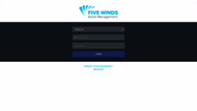 What My.fivewindsam.com website looked like in 2019 (5 years ago)