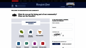 What Member.bangkokpost.com website looked like in 2019 (5 years ago)