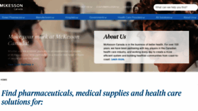 What Mckesson.ca website looked like in 2019 (5 years ago)