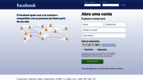What M.facebook.com.br website looked like in 2019 (5 years ago)