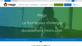 What Mega.be website looked like in 2019 (5 years ago)