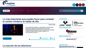 What Mujeresconciencia.com website looked like in 2019 (5 years ago)