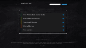 What Movies4u.net website looked like in 2019 (5 years ago)