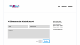 What Miniskreativ.de website looked like in 2019 (5 years ago)