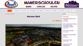 What Mamerschoulen.lu website looked like in 2019 (5 years ago)
