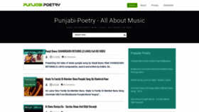 What Music.punjabi-poetry.com website looked like in 2019 (5 years ago)