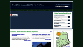 What Maine-rentals.com website looked like in 2019 (5 years ago)