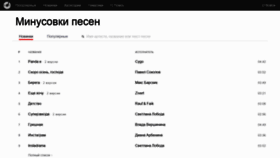 What Minus1.ru website looked like in 2019 (5 years ago)