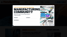 What Manufacturingglobal.com website looked like in 2019 (5 years ago)