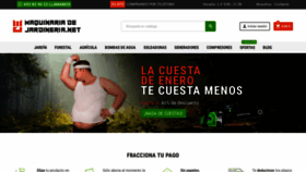 What Maquinariadejardineria.net website looked like in 2019 (5 years ago)
