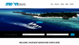 What Moontours.com.au website looked like in 2019 (5 years ago)