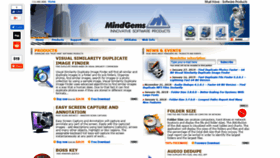What Mindgems.com website looked like in 2019 (5 years ago)