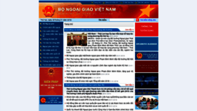 What Mofa.gov.vn website looked like in 2019 (5 years ago)