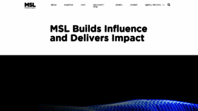 What Mslgroup.com website looked like in 2019 (5 years ago)