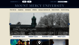 What Mtmercy.edu website looked like in 2019 (5 years ago)