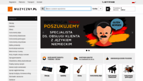 What Muzyczny.pl website looked like in 2019 (6 years ago)