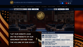 What Myfloridahouse.gov website looked like in 2019 (5 years ago)