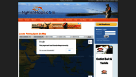 What Myfishmaps.com website looked like in 2019 (5 years ago)