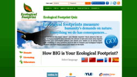 What Myfootprint.org website looked like in 2019 (6 years ago)