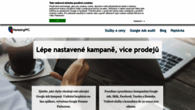 What Marketingppc.cz website looked like in 2019 (5 years ago)