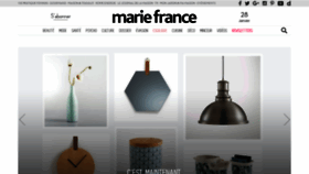 What Mariefrance.fr website looked like in 2019 (5 years ago)