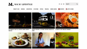 What Macaulifestyle.com website looked like in 2019 (5 years ago)