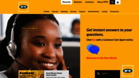 What Mtn.com.gh website looked like in 2019 (5 years ago)