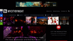 What Mycitybynight.co.za website looked like in 2019 (5 years ago)